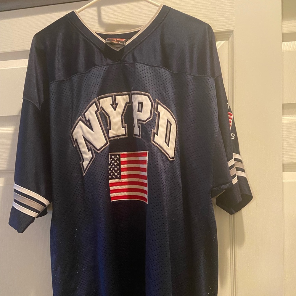NYPD Tribute to the Troops Stitched Jersey